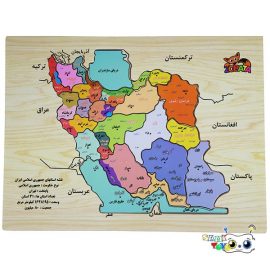 پازل چوبی نقشه ایران